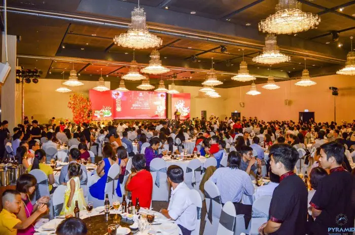 Year End Party Hiển Vinh Group 2018 3 pyramid team building3