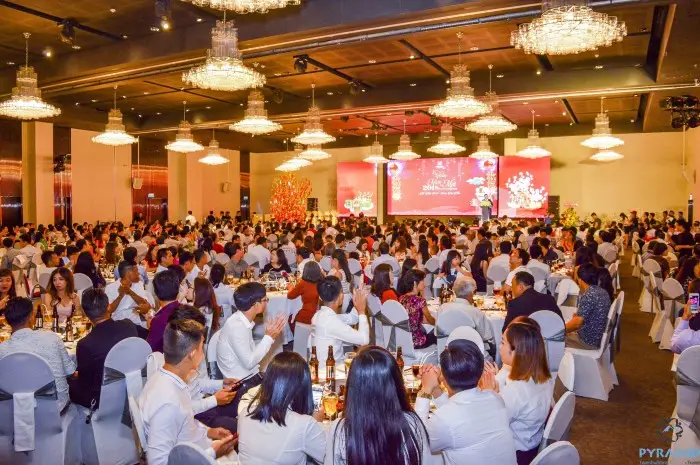 Year End Party Hiển Vinh Group 2018 2 pyramid teambuilding4