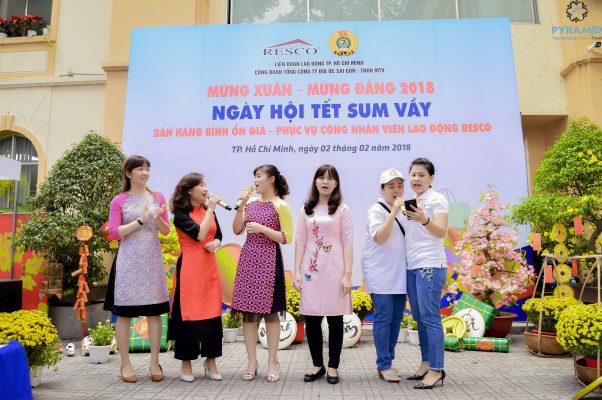 Ngày Hội Tết Sum Vầy Resco 2018 20 ngày hội tết sum vầy resco 2018- pyramid teambuilding