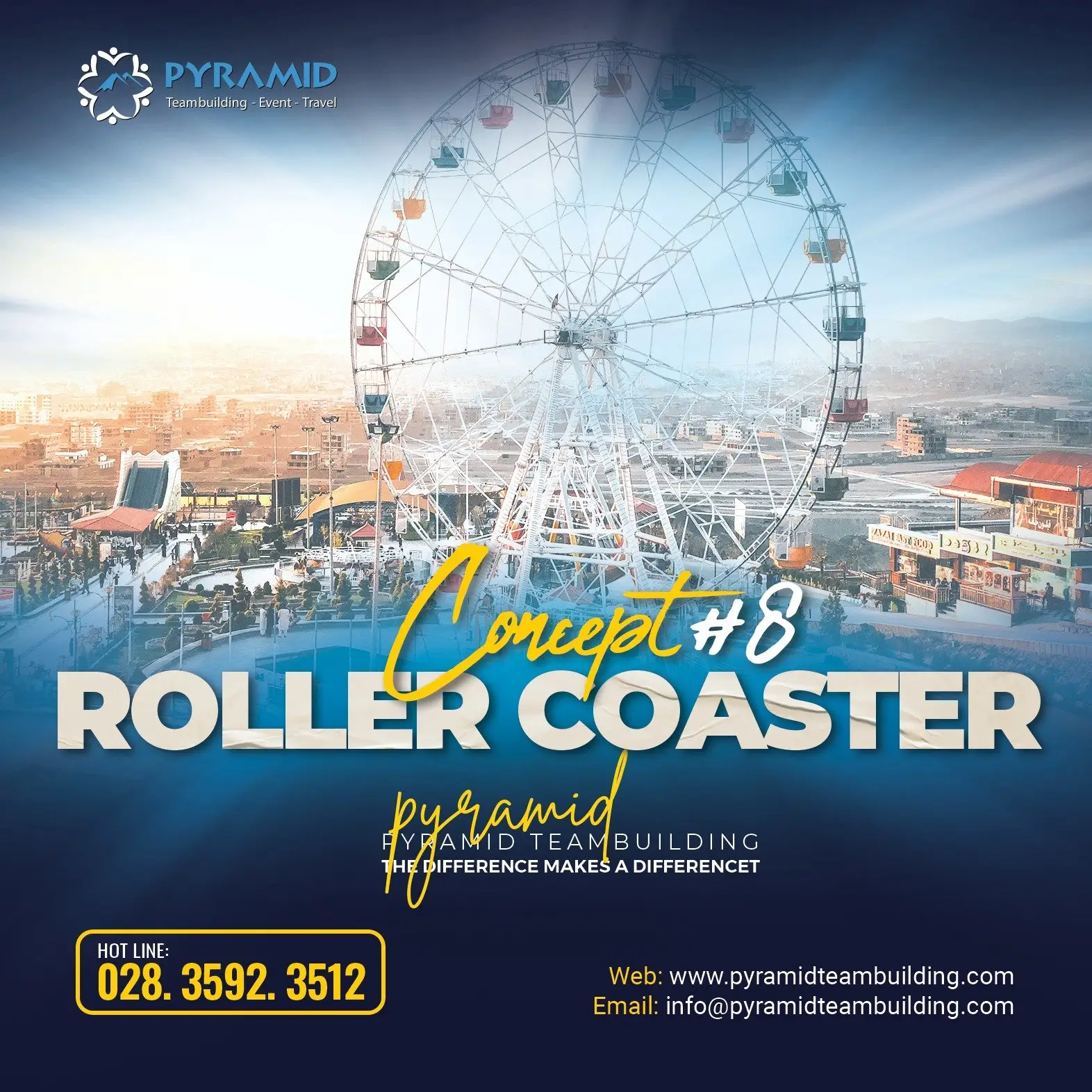 concept teambuilding: roller coaster